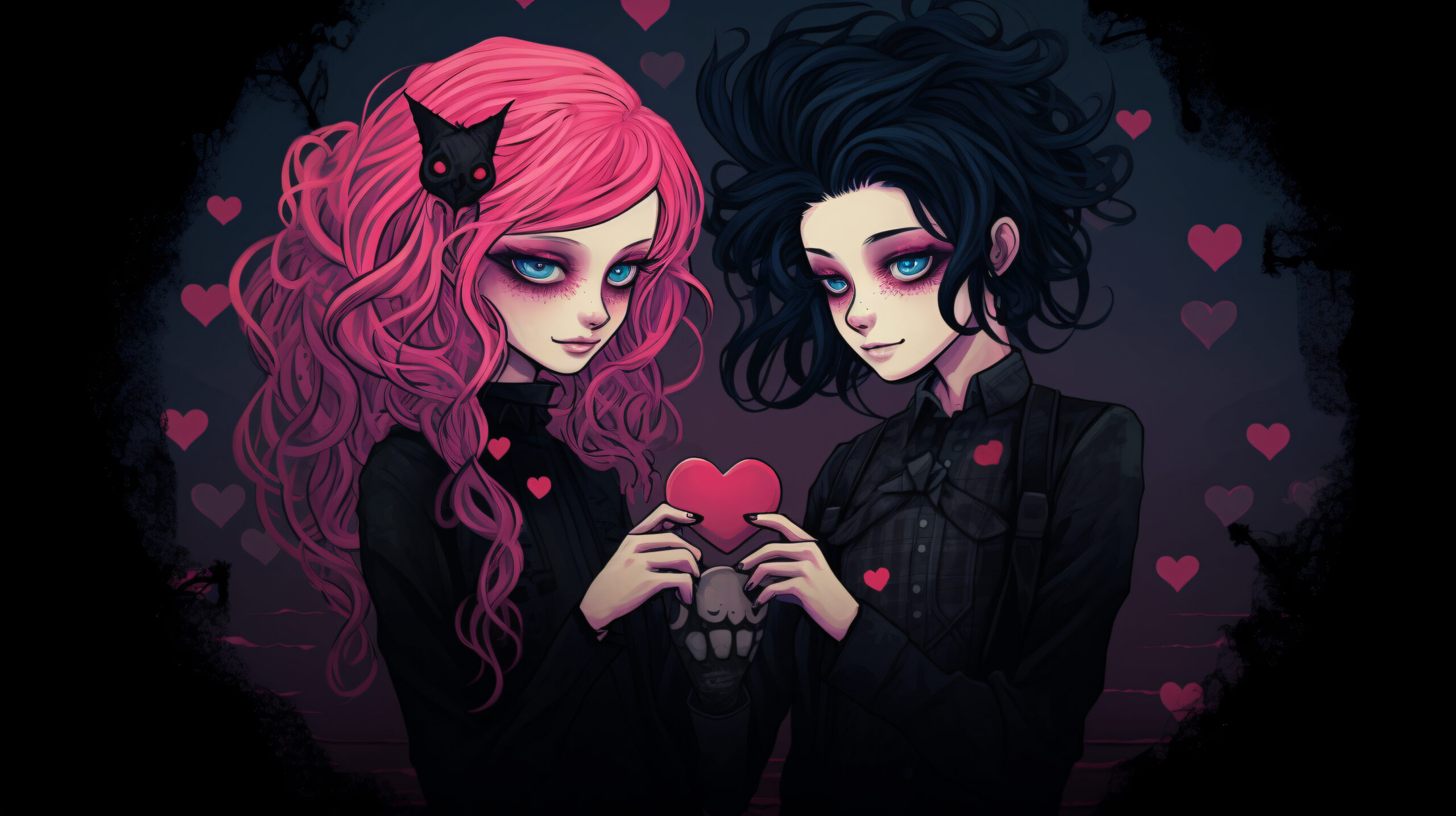 Goth girl and the jock