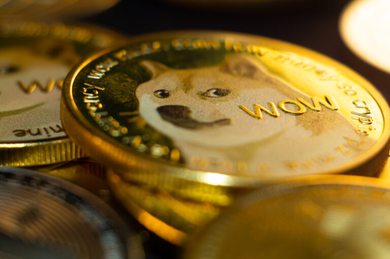 A futuristic digital graphic showing Dogecoin and Shiba Inu mascots alongside Wallitiq’s logo/branding, with rising price charts in the background to symbolize growth and predictions.
